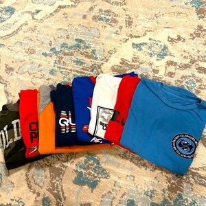 Lot of boys size 5/6 long and short sleeved shirts. Multiple brands.